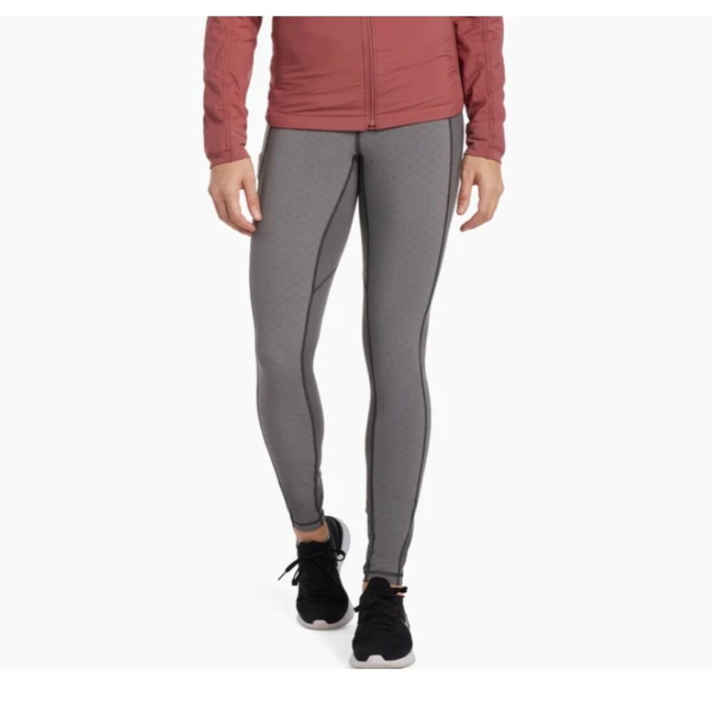 Kuhl Women's Size Medium Gray Transcendr Performance Hiking Trail Leggings